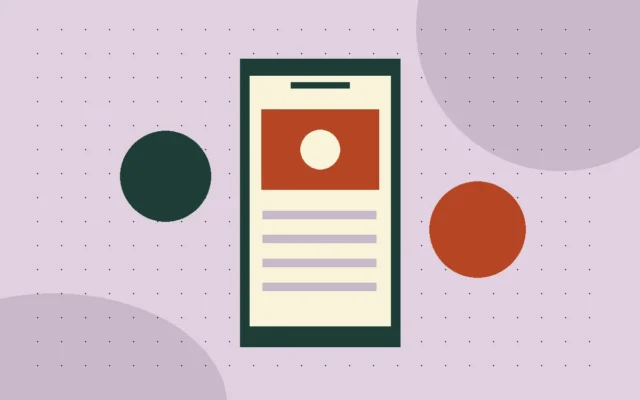 Ilustracja demonstracyjna: telefon i aplikacje