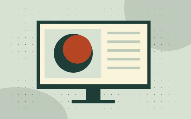 Ilustracja demonstracyjna: monitor komputerowy